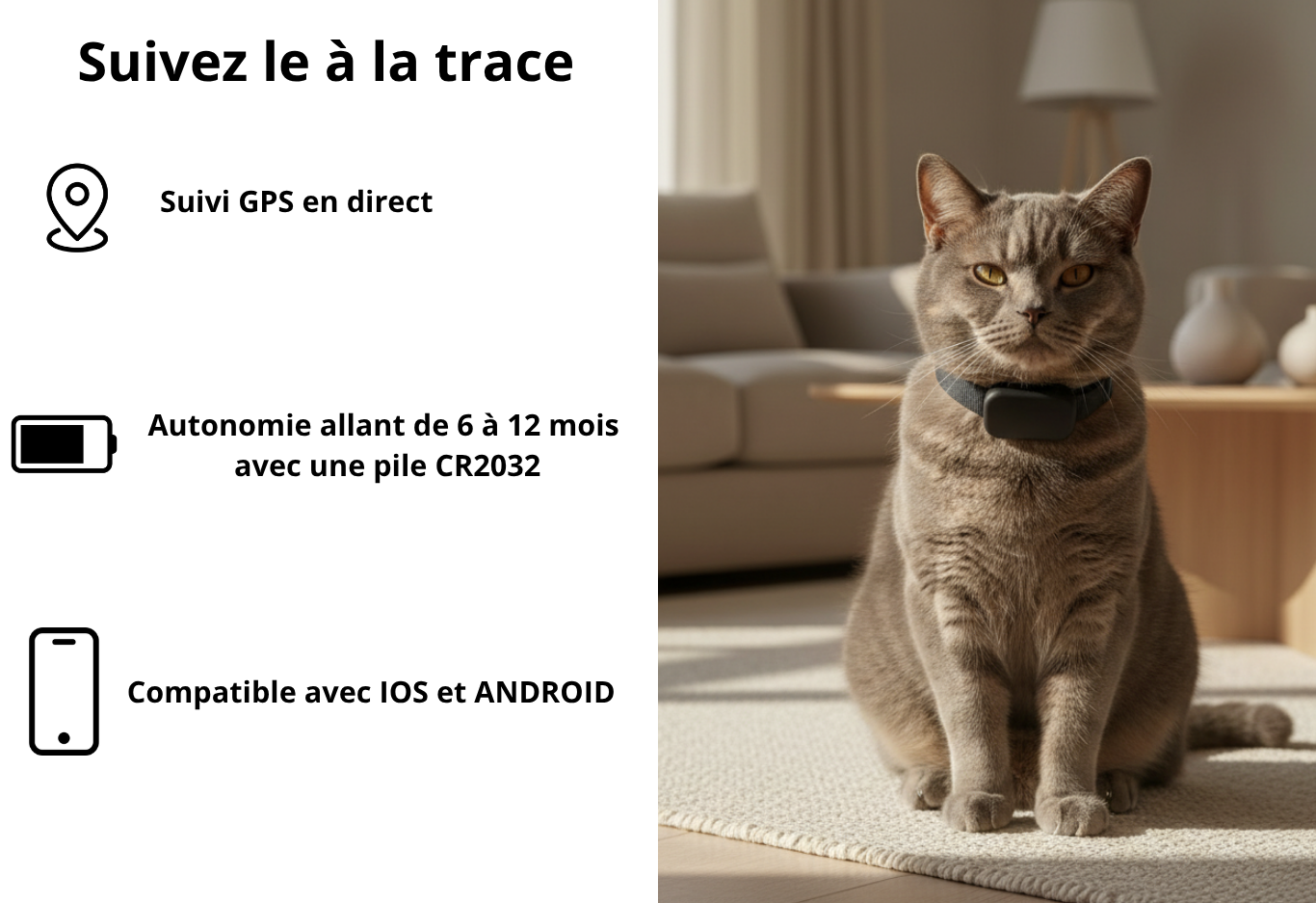 GPS cat collar — Never lose track of your cat again