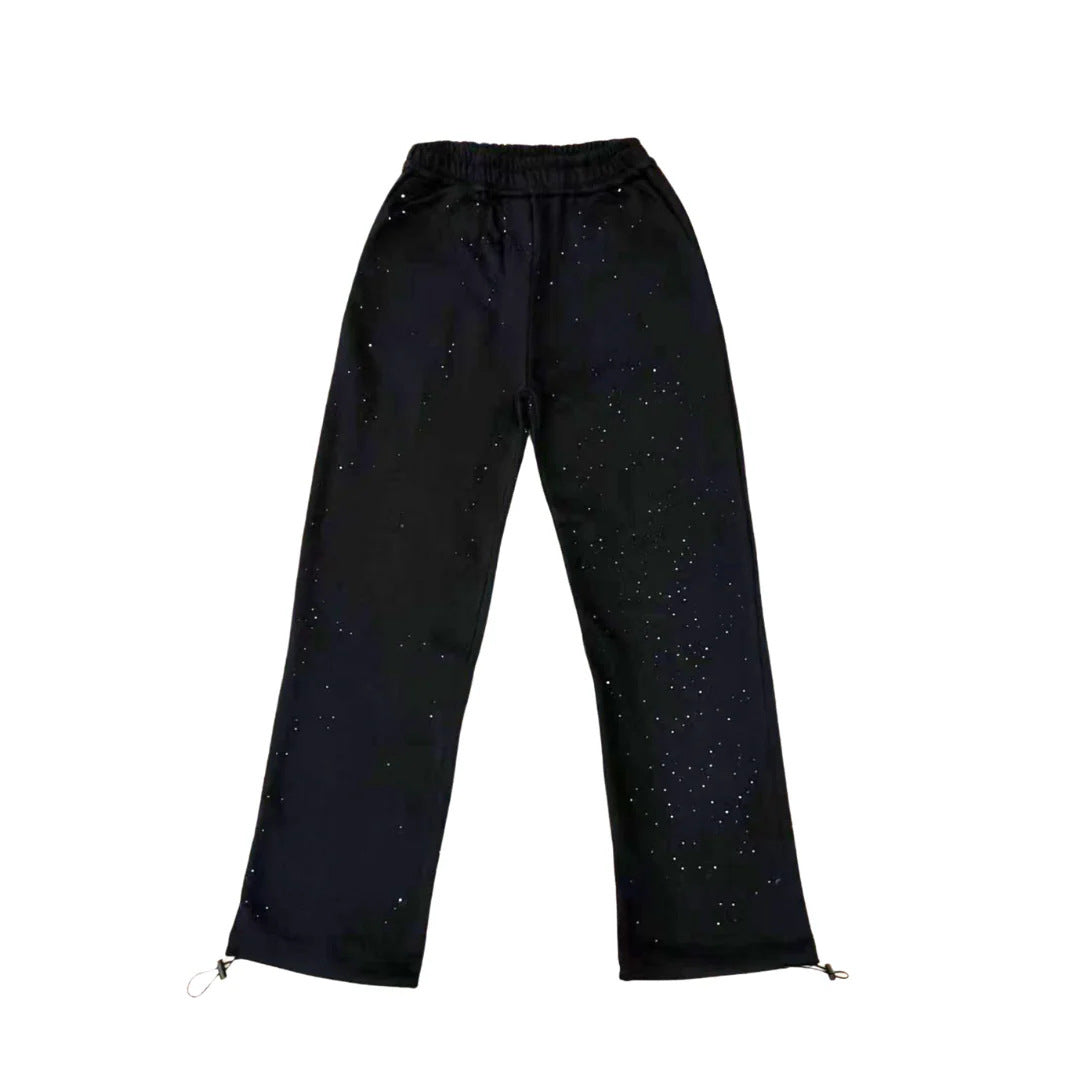 Pantalon à strass EYDIZ noir